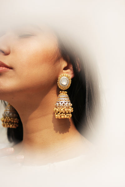 The Filigree Gold Jhumki